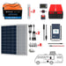 Lithium Battery Poly Solar Power Complete System with Battery and Inverter for RV Boat 12V Off Grid Kit - Li200Ah 1.5kW - 800W MPPT60A (HYL200AH-P800W)