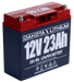 DAKOTA LITHIUM 12V 23AH BATTERY Front View