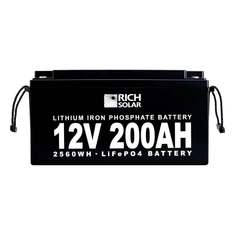 Richsolar 12V 200Ah LiFePO4 Lithium Iron Phosphate Battery front