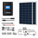 ACOPOWER 200W 12V Poly Solar RV Kits, 30A MPPT Charge Controller