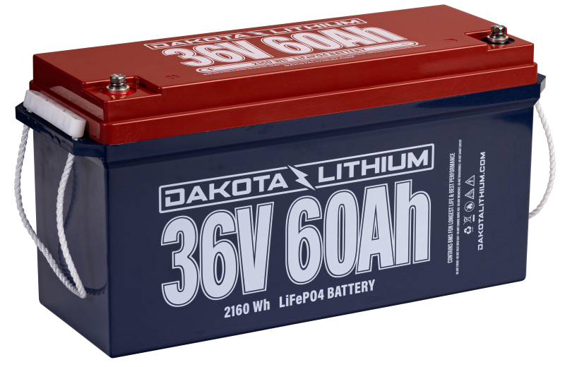 DAKOTA LITHIUM 36V 60AH DEEP CYCLE LIFEPO4 SINGLE BATTERY — The Solar ...