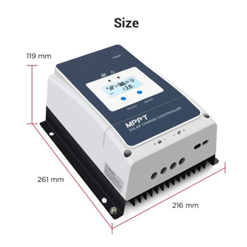 ACOPOWER 600W Mono Solar RV Kits, 50A MPPT Charge Controller (6x100W 50A)