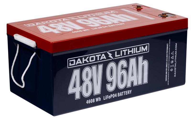 Dakota Lithium 48V 96Ah LIFEP04 Deep Cycle Battery Plain View
