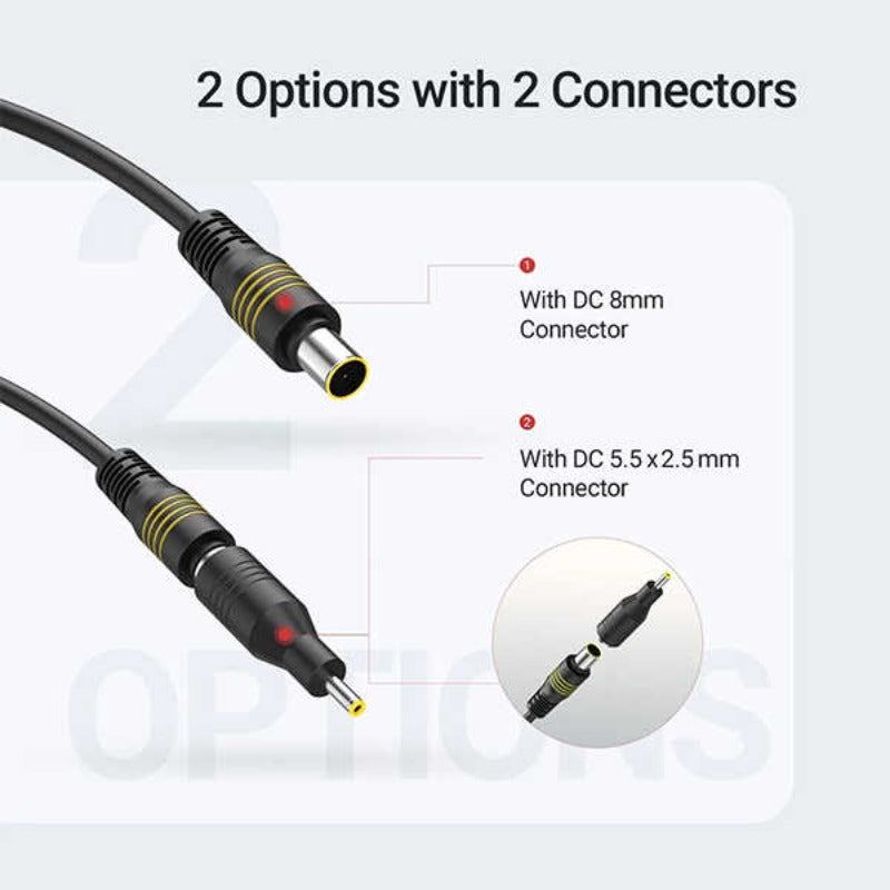 6Feet 14AWG Solar Connector to DC Adapter 2 Options