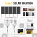 Solar Y Connector Solar Panel Parallel Connectors Extra Long 5 to 1 Cable