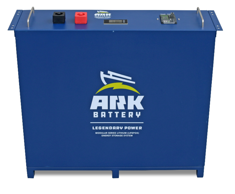 ARK 51.2V 200AH Modular Lithium Battery Front View