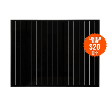 RICH SOLAR MEGA 50 Watt Solar Panel Black Main