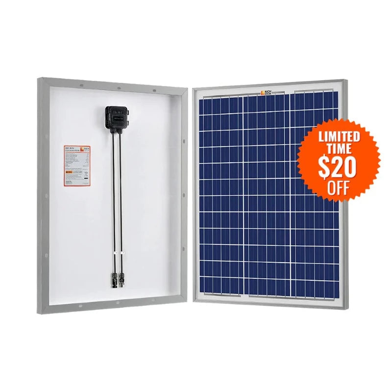 RICH SOLAR MEGA 50 Watt Solar Panel Poly Main