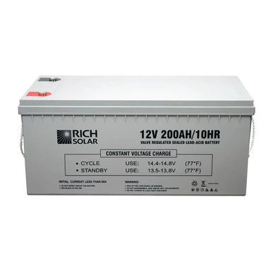 Richsolar 12V 200Ah Deep Cycle AGM Battery Main