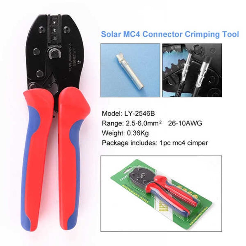 Solar Crimping Tool for 14-10AWG Solar Panel PV Cable,Solar Crimper Details