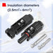 44PCS Solar Connector with Spanners IP67 Waterproof Male/Female