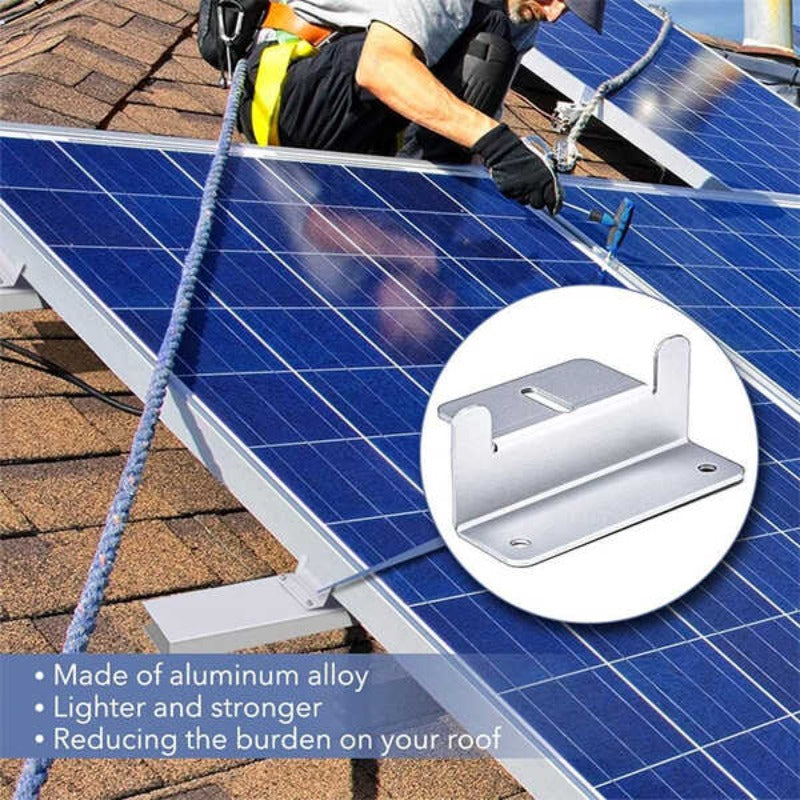 Solar Panel Mounting Z Bracket Mount Kits Supporting — The Solar