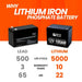 Richsolar 12V 100Ah LiFePO4 Lithium Iron Phosphate Battery WHY