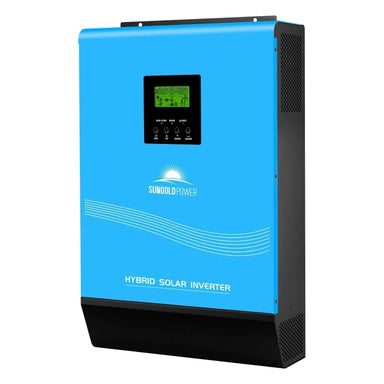 Sungold Power 2400W 24V HYBRID SOLAR INVERTER (GRID FEEDBACK) Front