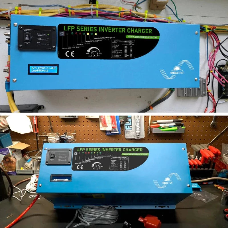 Sungold Power 3000W DC 12V PURE SINE Use WAVE INVERTER WITH CHARGER