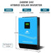 Sungold Power 2400W 24V HYBRID SOLAR INVERTER (GRID FEEDBACK) Size