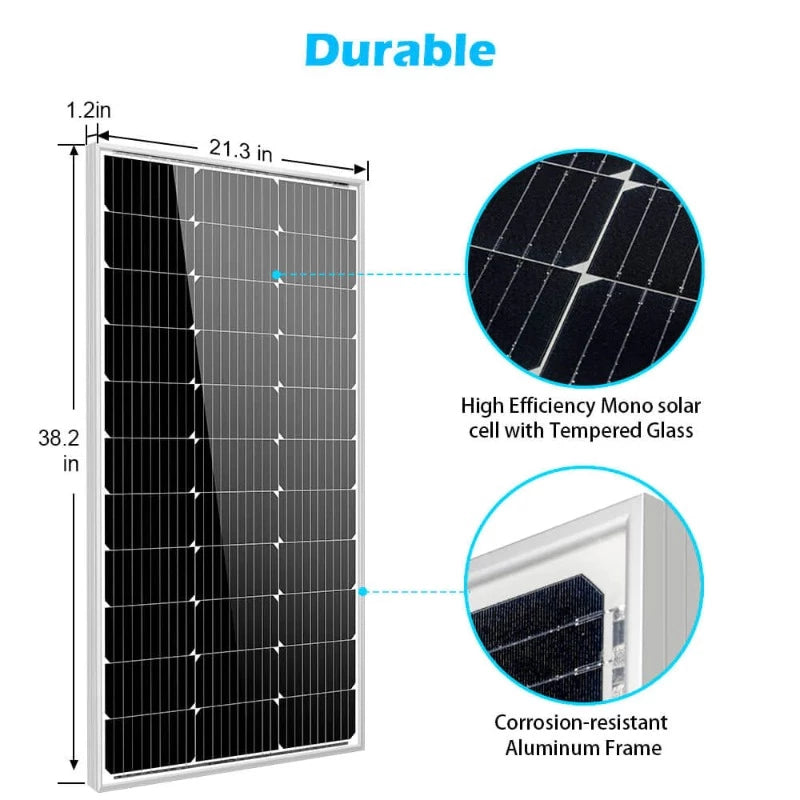 Sungold Power 100 WATT MONOCRYSTALLINE SOLAR PANEL Durable