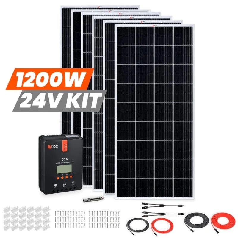 Richsolar 1200 Watt Solar Kit 1200/24