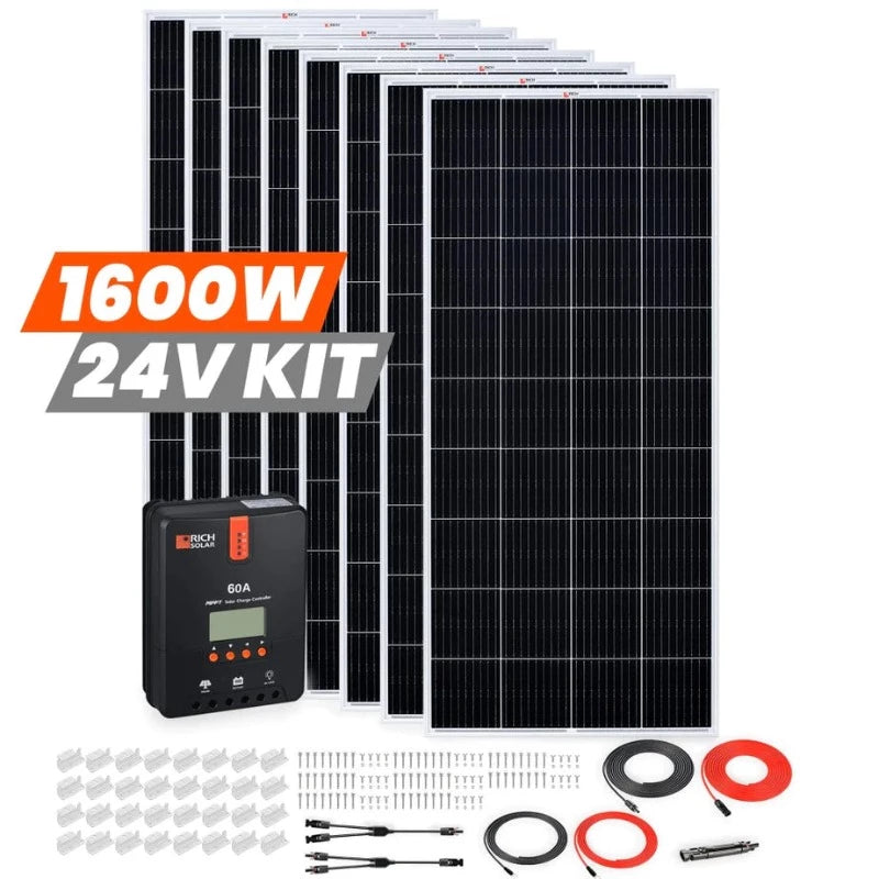 Richsolar 1600 Watt Solar Kit 1600/24