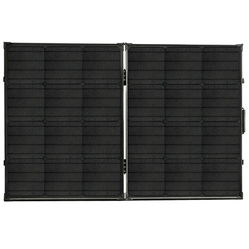 Lion Energy 100W 24V Solar Panel Front open