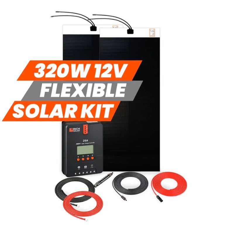 Richsolar 320 Watt Flexible Solar Kit 320/12