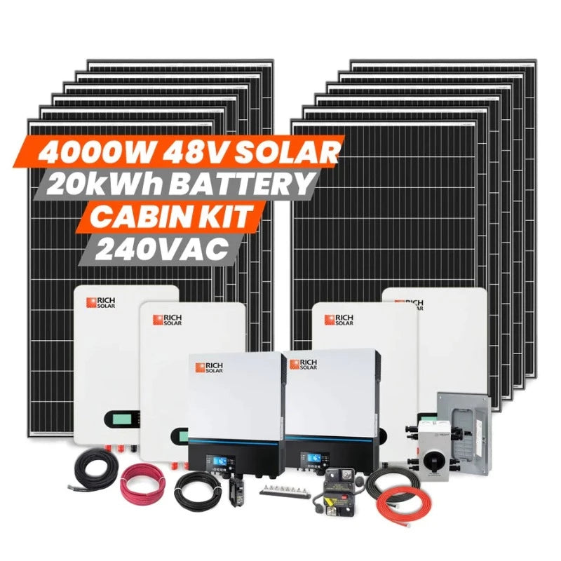 Richsolar 4000W 48V 240VAC Cabin Kit 4000/20