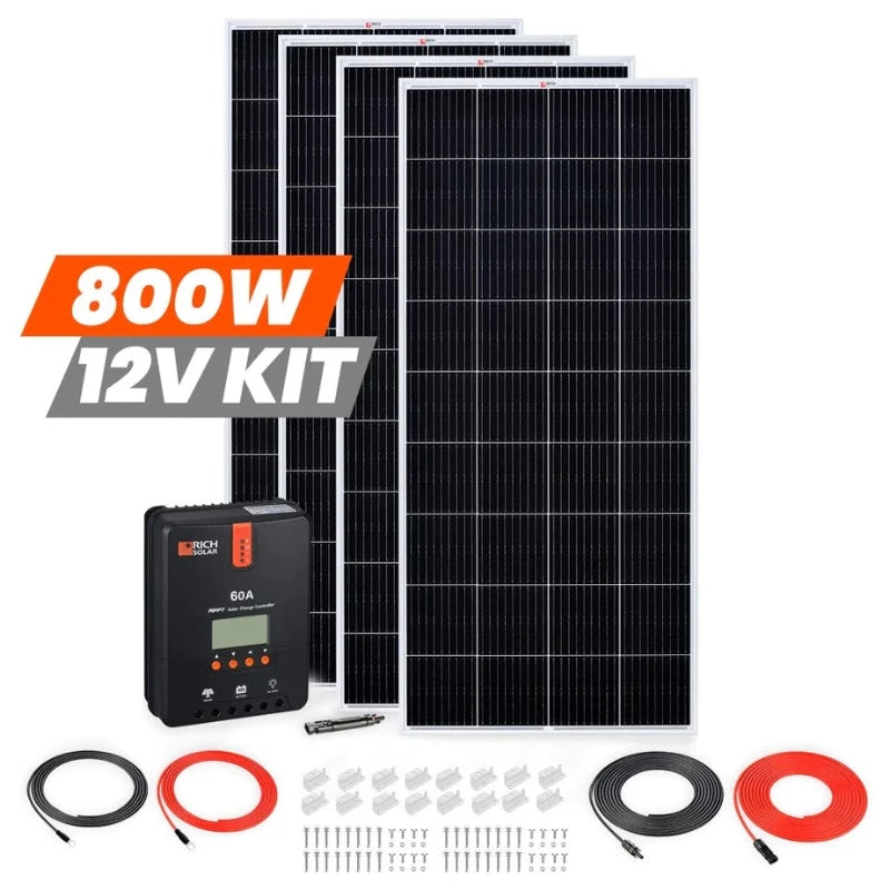 Richsolar 800 Watt Solar Kit 800/12