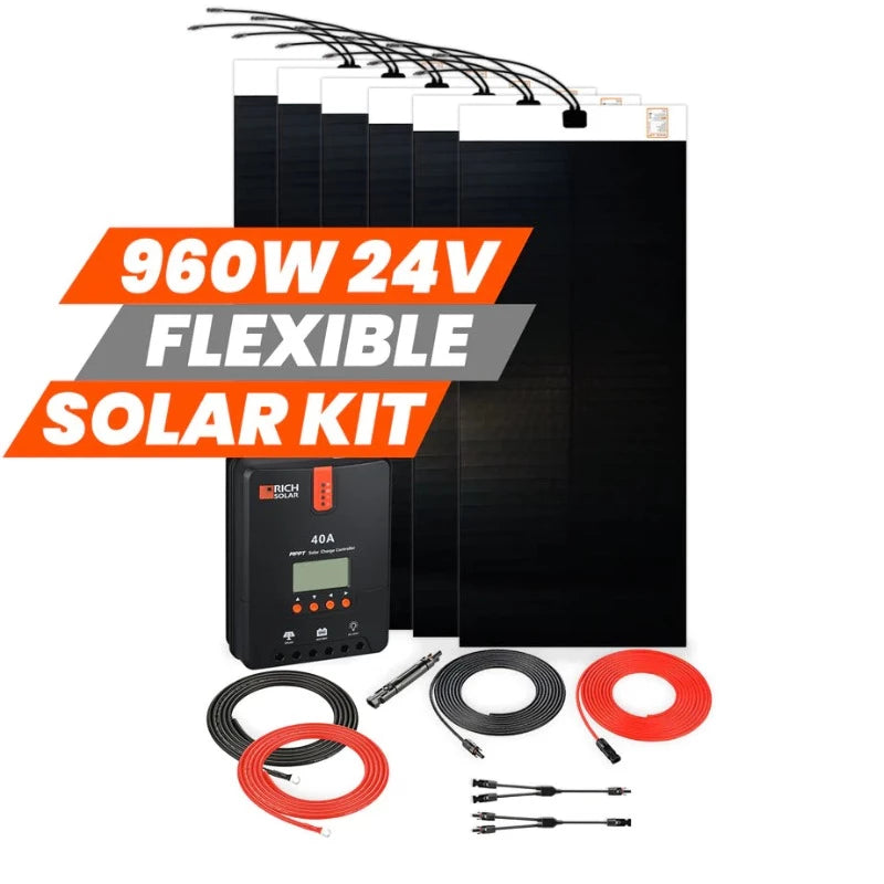 Richsolar 960 Watt Flexible Solar Kit 960/24