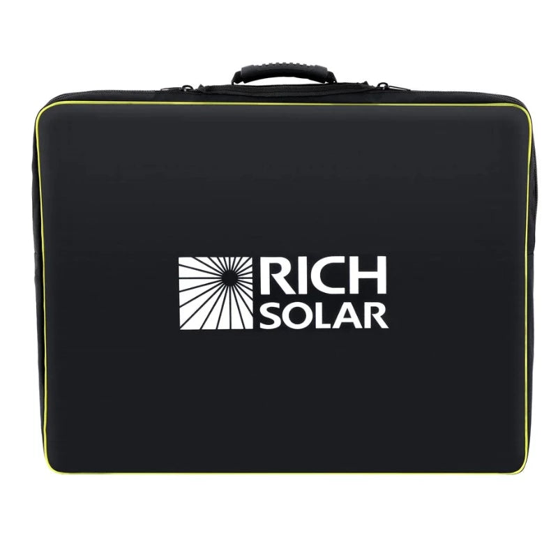 Richsolar Mega 100 Watt Briefcase Portable Solar Charging Kit BACKORDER Bag