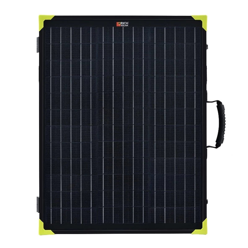 Richsolar Mega 100 Watt Portable Solar Panel Briefcase Front