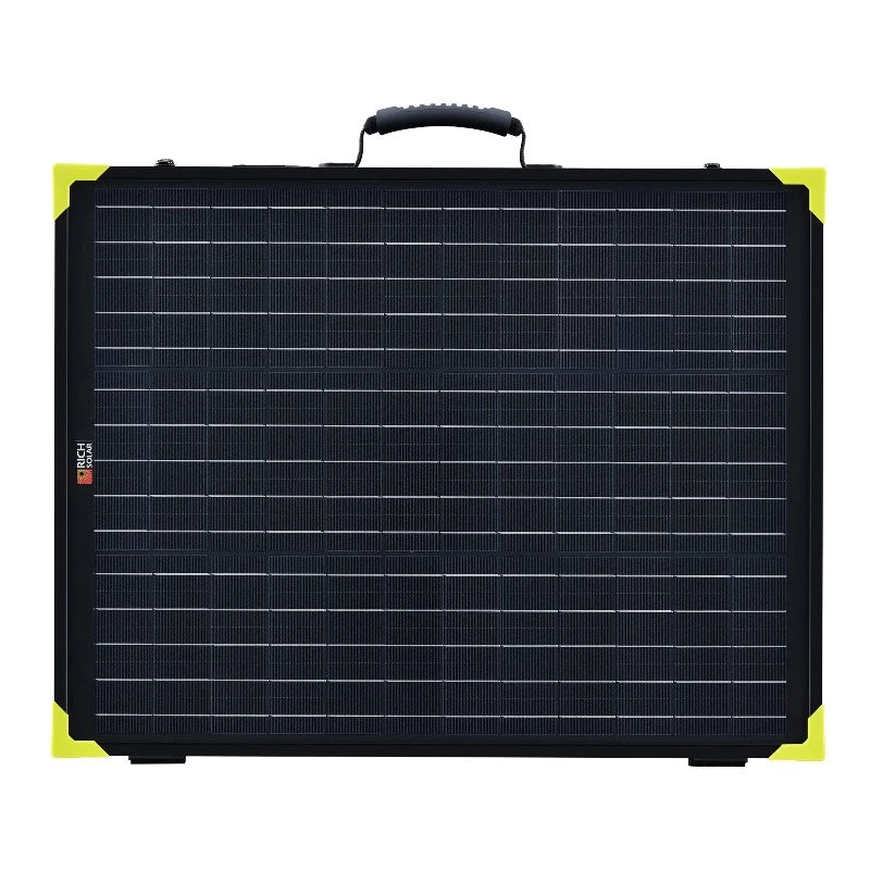 Richsolar Mega 100 Watt Portable Solar Panel Briefcase Front