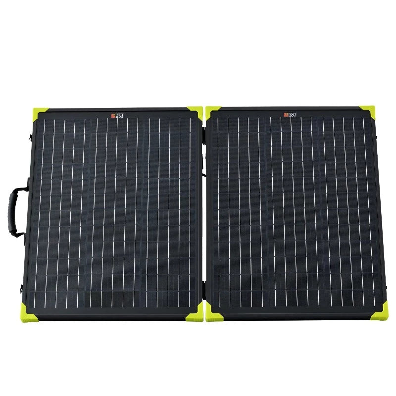 Richsolar Mega 100 Watt Portable Solar Panel Briefcase Front