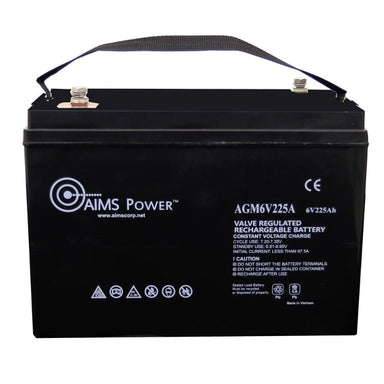 Aimscorp AGM 12V 100Ah Deep Cycle Battery Heavy Duty Front