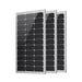 Bouge RV 100W 12V 9BB Mono Solar Panel 3 units