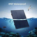 Bouge RV Refrigerator with 130W Portable Solar Panel Kits Waterproof