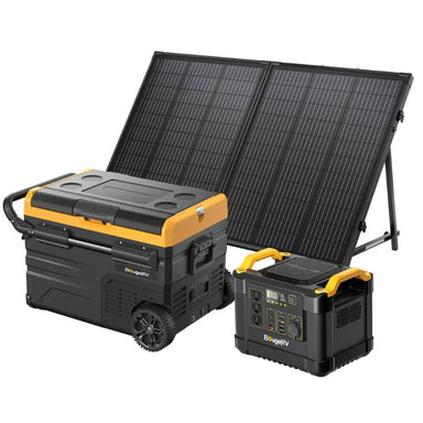 Bouge RV 130W Portable Solar Kit for Outdoor Travel & Emergencies