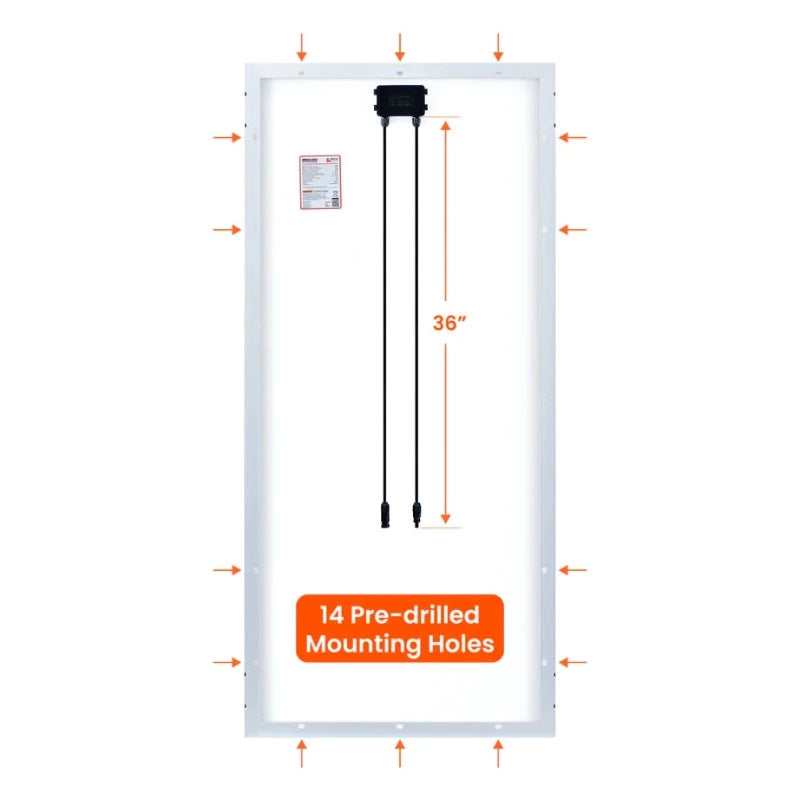 Richsolar Mega 200 Watt 12 Volt Solar Panel Mega