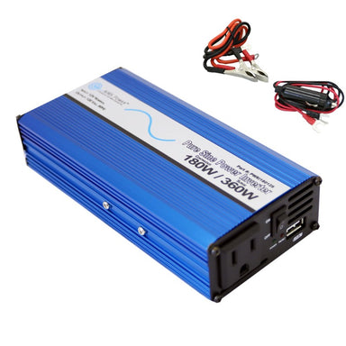 Aimscorp 180 Watt Pure Sine Power Inverter with USB Port Full