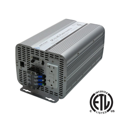 Aimscorp 2000 Watt Power Inverter GFCI ETL Listed Conforms to UL458 Standards Front