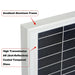 Richsolar Mega 200 Watt 24 Volt Solar Panel Top