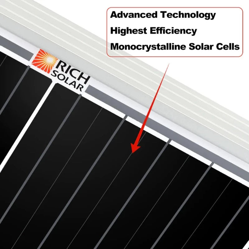 Richsolar Mega 200 Watt 12 Volt Solar Panel PANEL