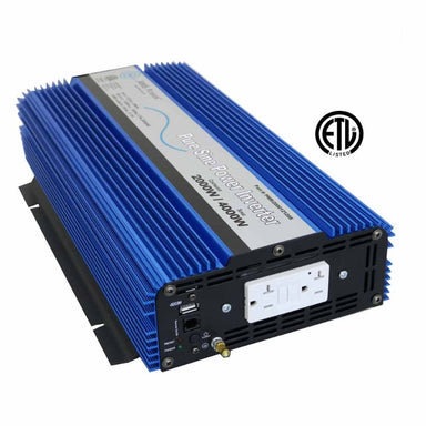 Aimscorp 2000 Watt Pure Sine Wave Inverter ETL Listed to UL 458