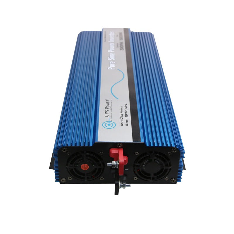 Aimscorp 3000 Watt Pure Sine Inverter ETL Listed conforms to UL 458 / CSA 22.2 Rear