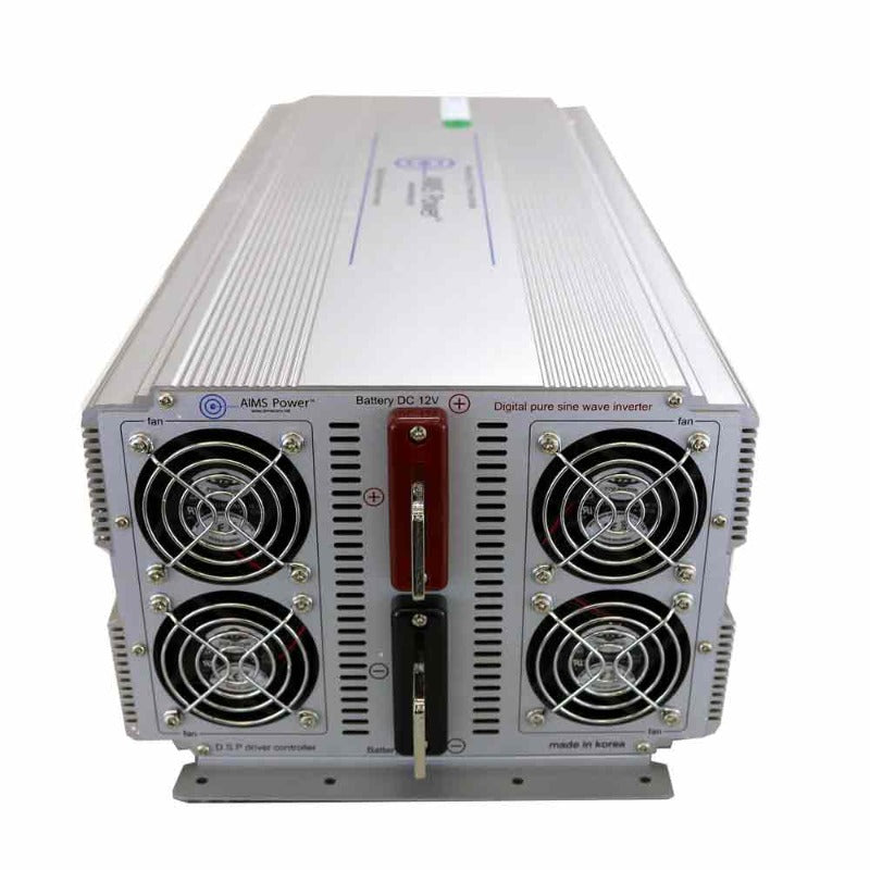Aimscorp 5000 Watt Pure Sine Inverter - 12 volt 50/60 hz Industrial Fan