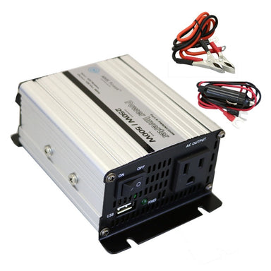 Aimscorp 250 Watt Power Inverter with Cables Main