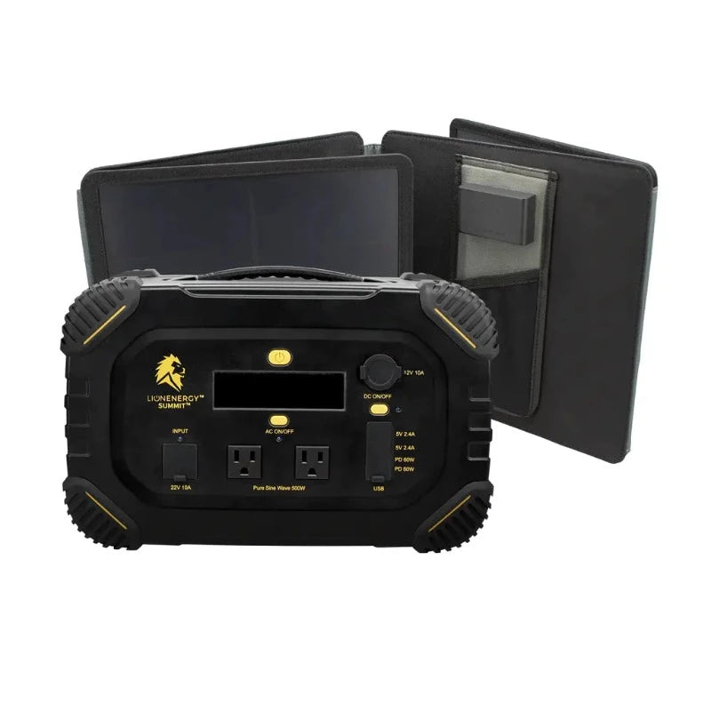 Lion Energy Summit - Bluetooth Portable Generator Kit (665Wh LiFePO4, 530W AC) Main
